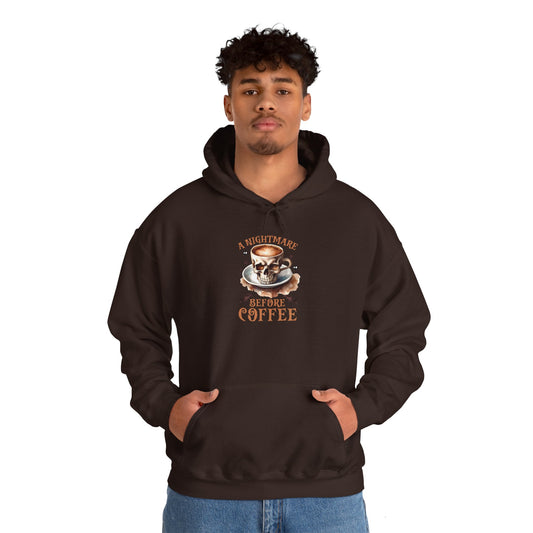 A Nightmare Before Coffee Halloween Pullover Hoodie