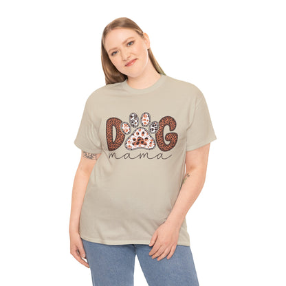 Dog Mama Paw Short Sleeve Tshirt