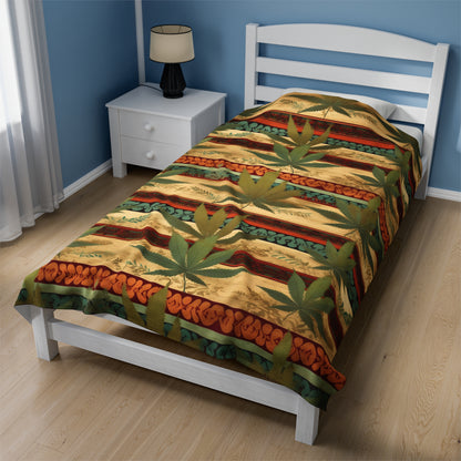 Rustic Marijuana Blanket