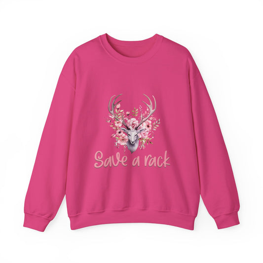 Save a Rack Deer Breast Cancer Sweatshirt