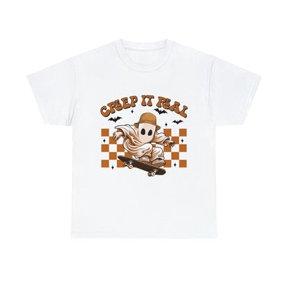 Creep It Real Ghost Halloween Short Sleeve Tee