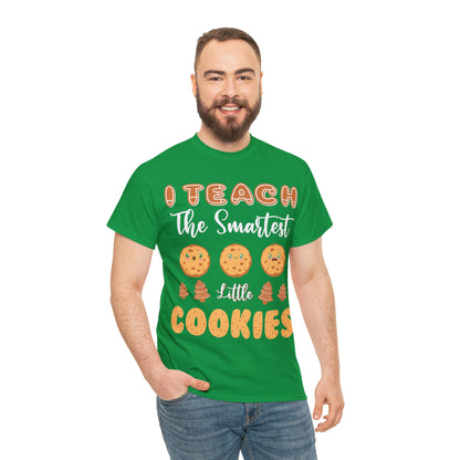 I Teach The Smartest Little Cookies Christmas Short Sleeve Tee