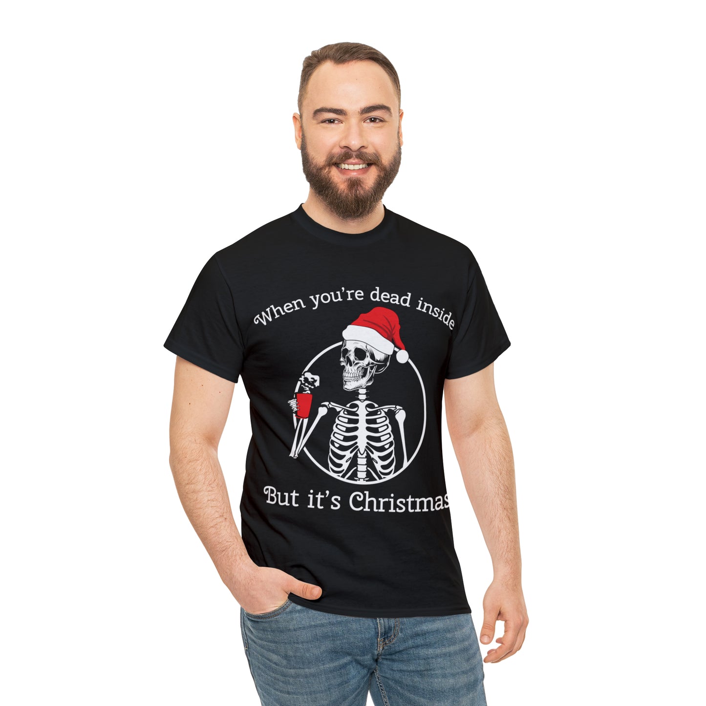 When You're Dead Inside But It's Christmas Short Sleeve Tee