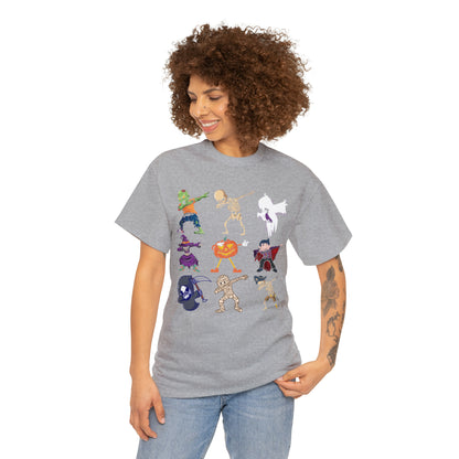 Dabbing Monsters Halloween Short Sleeve Tee