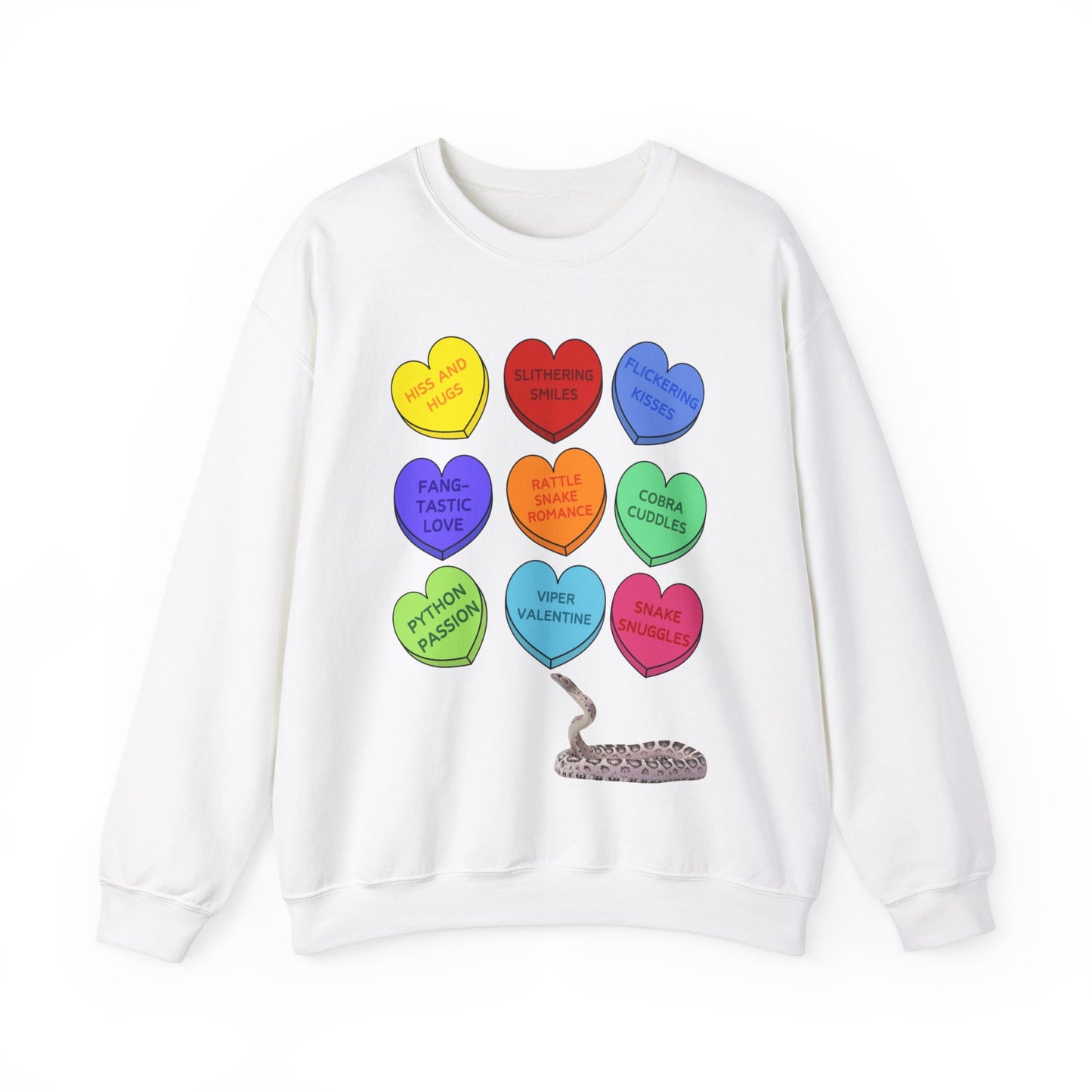 Snake Sweethearts Valentine Sweatshirt