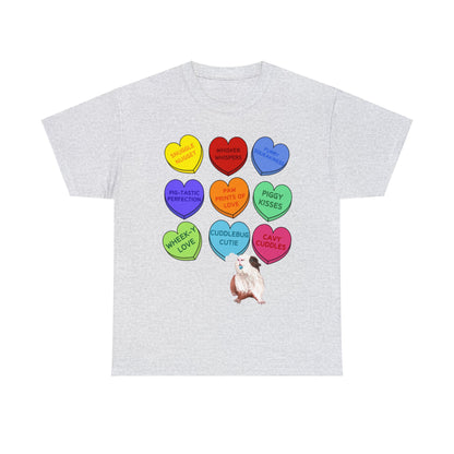 Guinea Pig Sweethearts Valentine Short Sleeve Tee