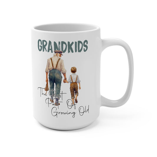 Grandkids The Best Part of Growing Old Mug 15oz
