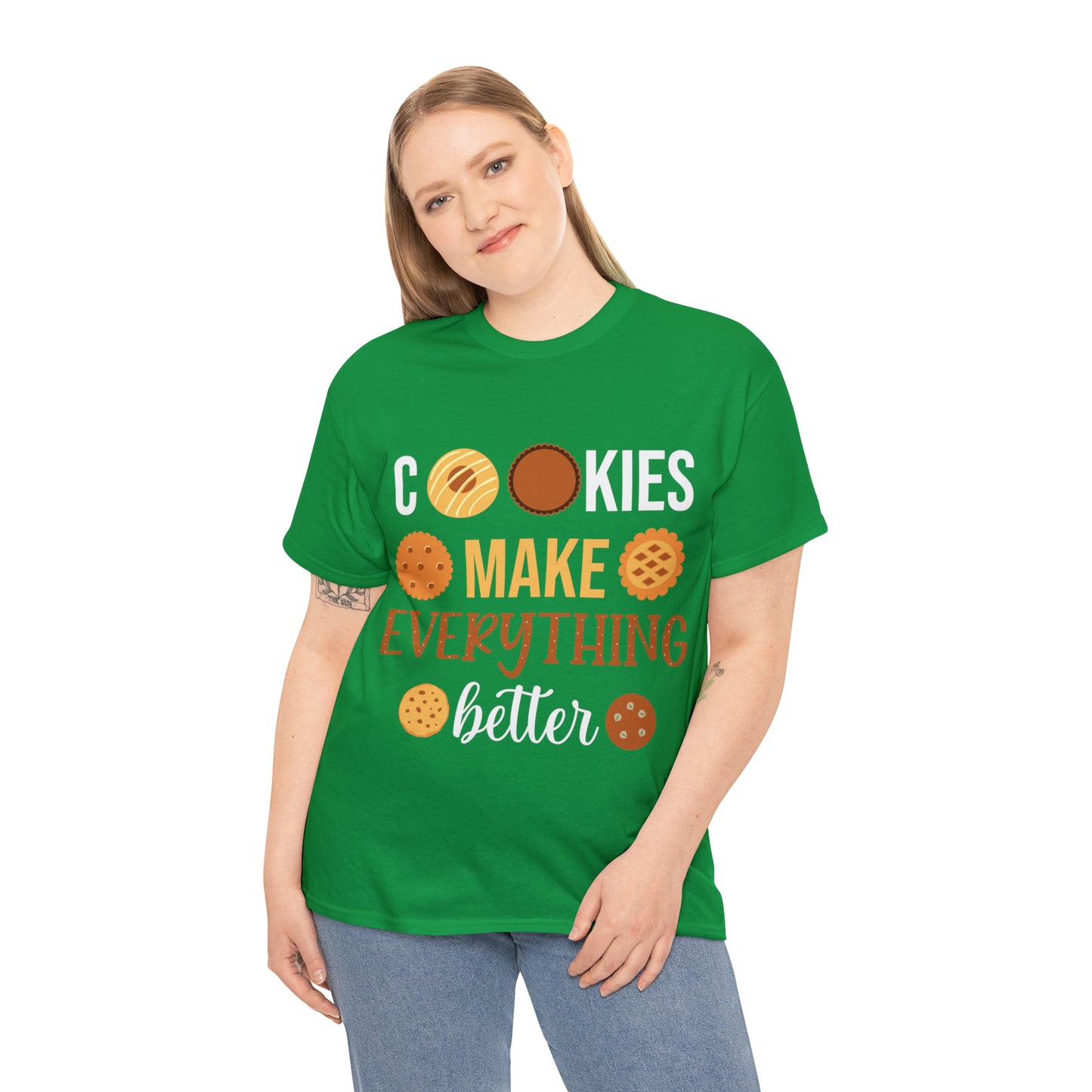 Cookies Make Everything Better Christmas Short Sleeve Tee