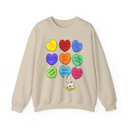 Cow Sweethearts Valentine Sweatshirt