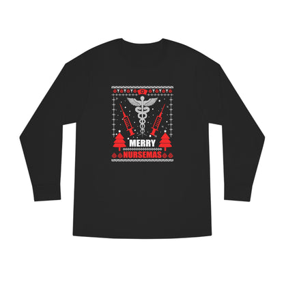 Merry Nursemas Ugly Christmas Sweater Long Sleeve T-shirt