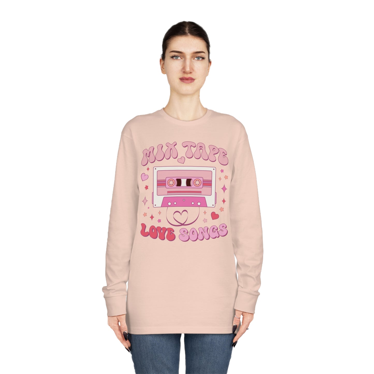 Mix Tape Love Songs Valentine Long Sleeve T-shirt