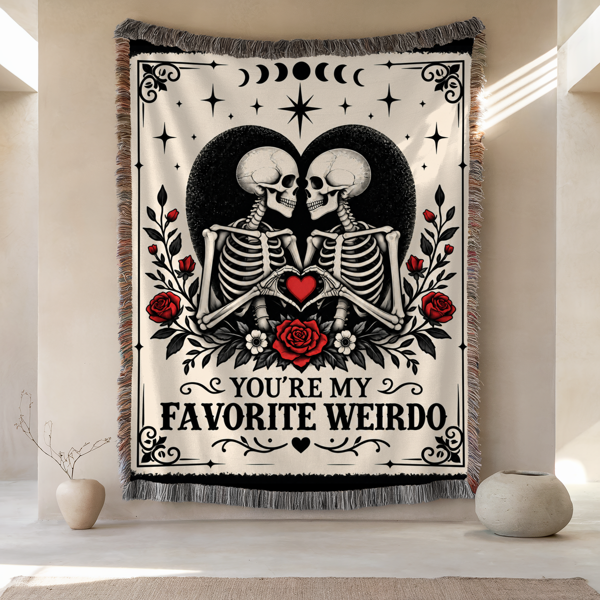 You're My Favorite Weirdo Woven Blanket