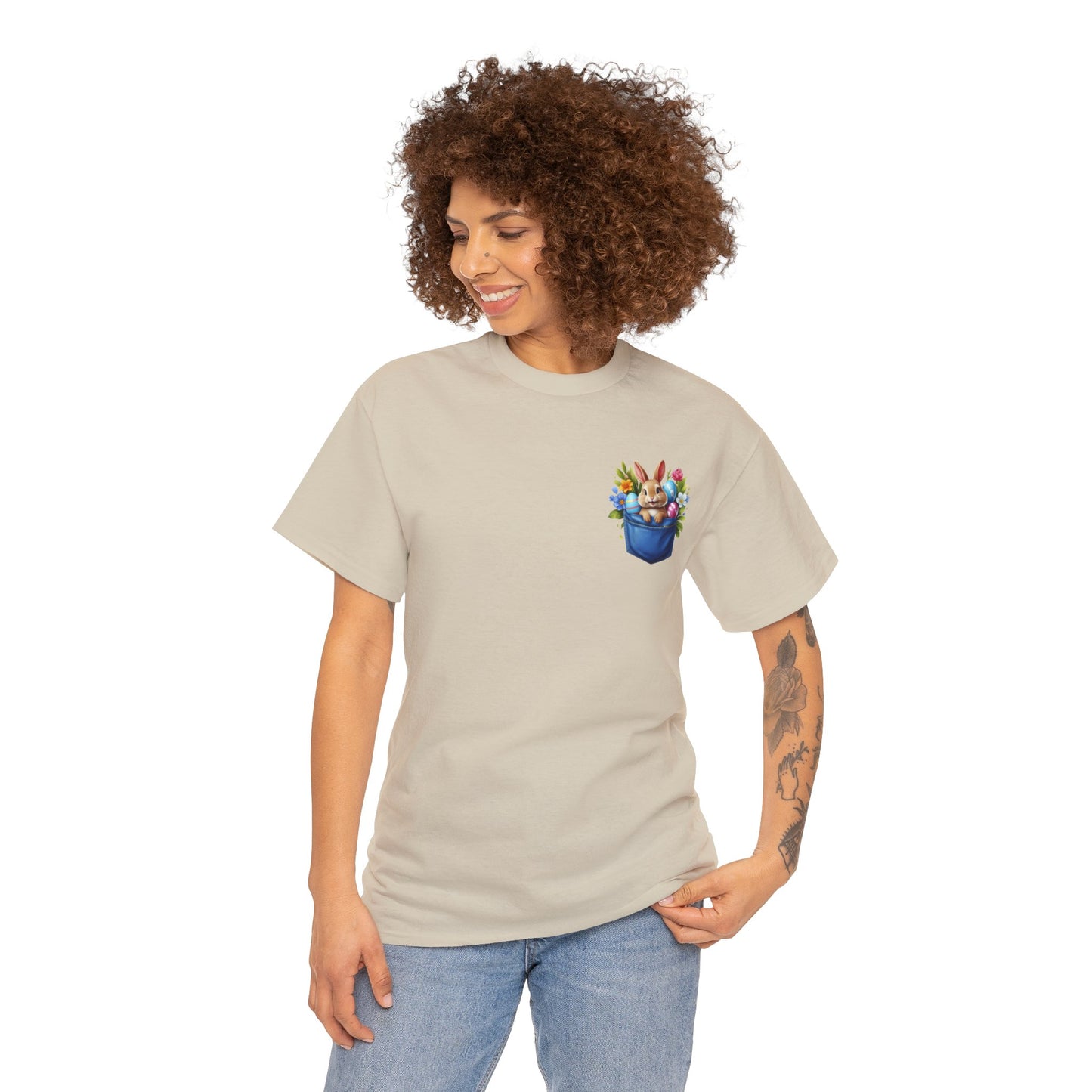 Easter Bunny Pocket Short Sleeve Tee