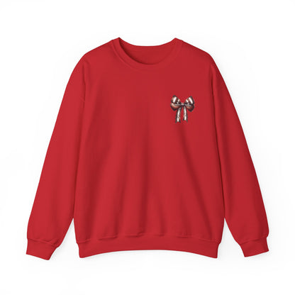 Football Game Day Sweatshirt Mom Dad Parent Football Lover Coquette Bows