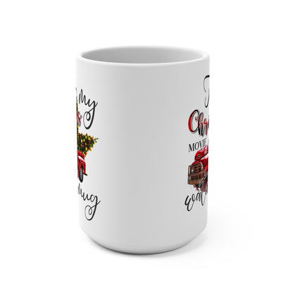 This is My Christmas Movie Watching Mug Red Truck Mug 15oz