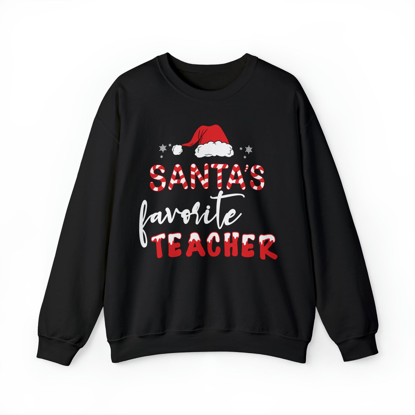 Santa's Favorite Teacher Christmas Sweatshirt