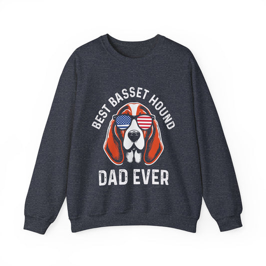 Best Basset Hound Dad Ever Sweatshirt