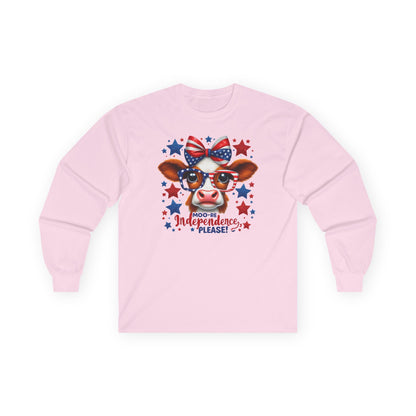 Moo-re Independence Please Long Sleeve T-Shirt