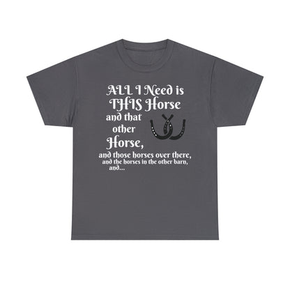All the horses shirt Unisex Heavy Cotton Tee