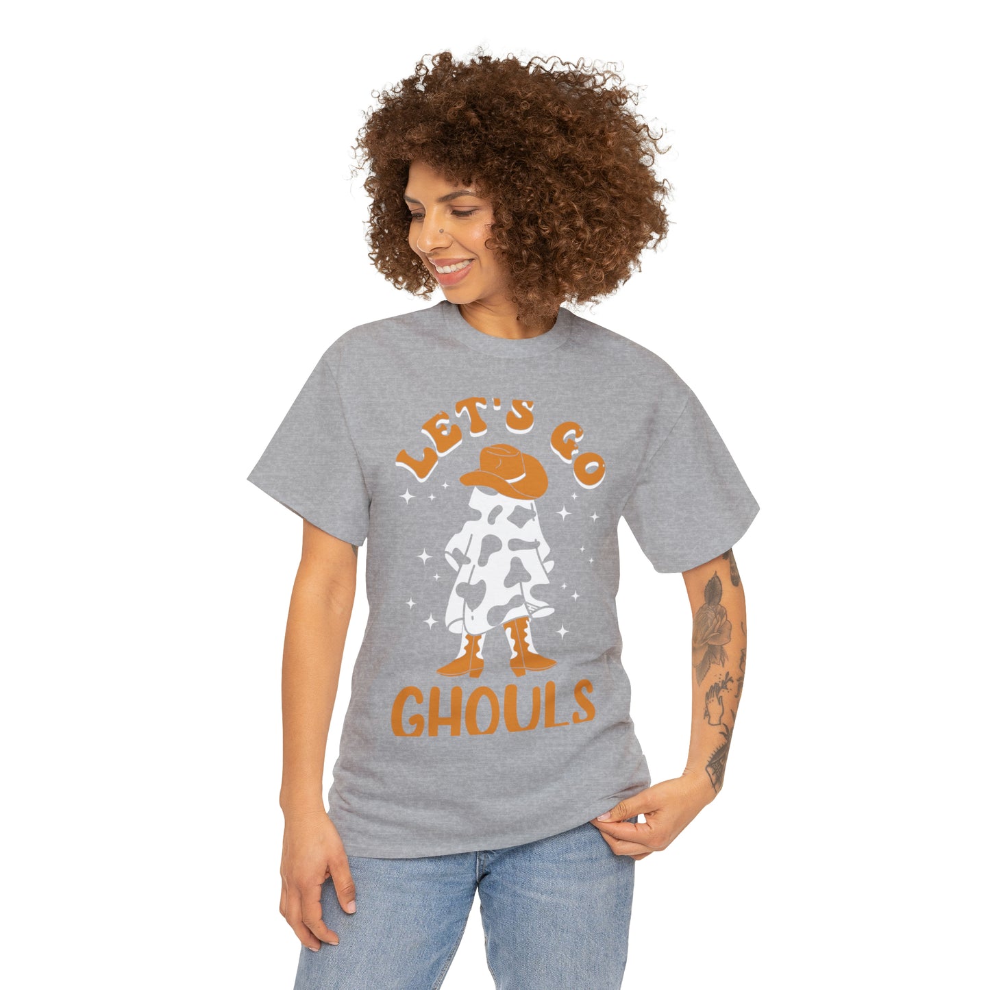 Western Let's Go Ghouls Halloween Short Sleeve Tee