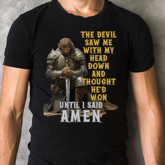 The Devil Saw Me With My Head Down Short Sleeve Tee