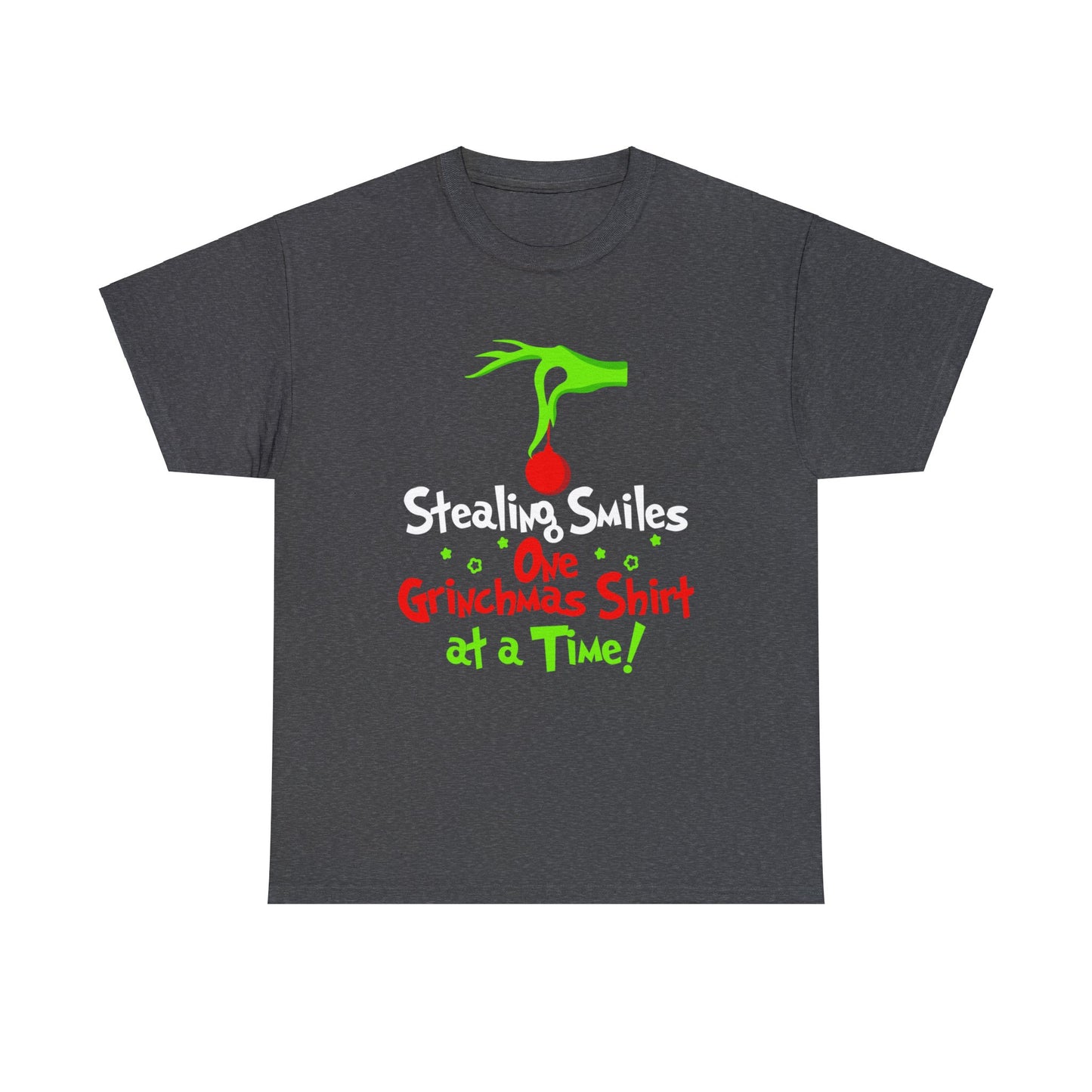 Stealing Smiles One Grinchmas Shirt At a Time! Christmas Short Sleeve Tee