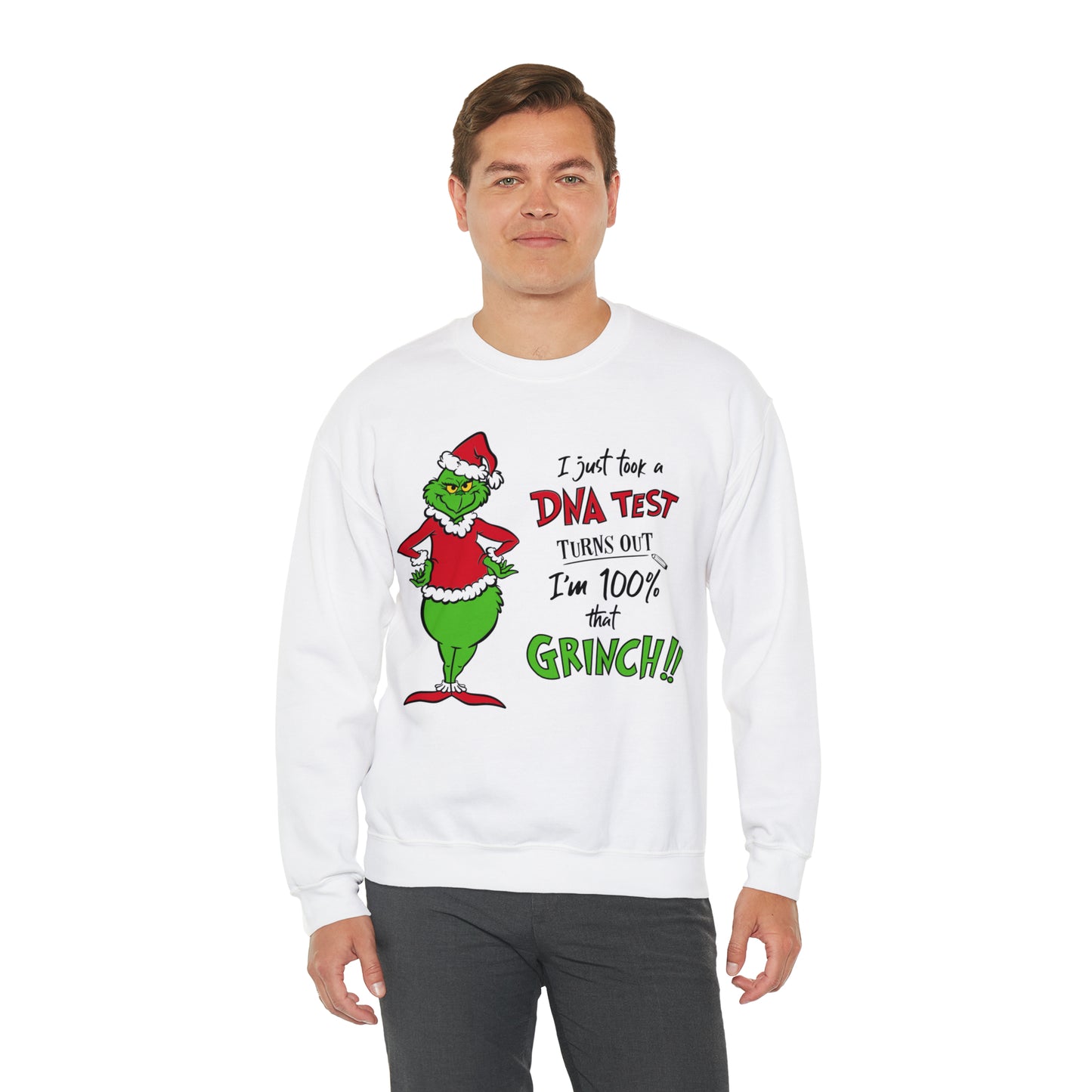 100% That Grinch Christmas Tree Christmas Sweatshirt