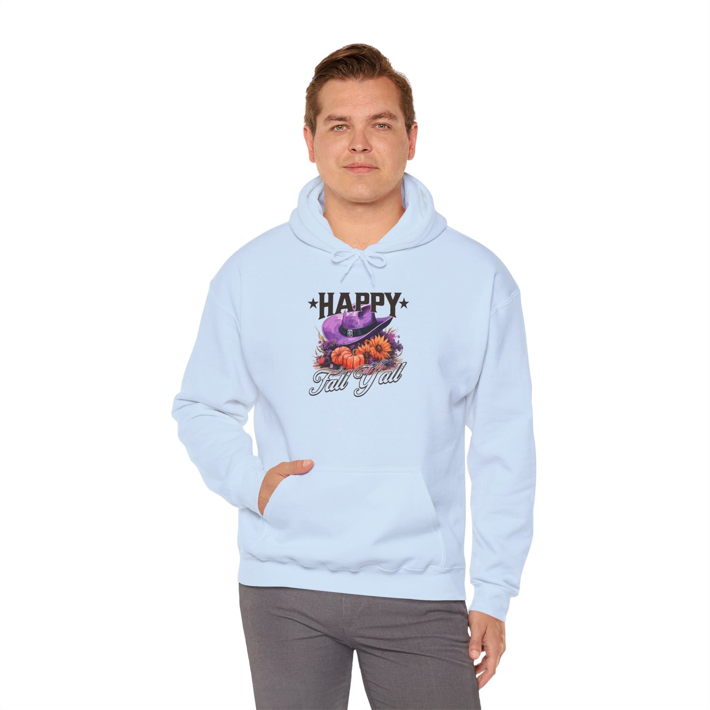 Happy Fall Y'All Halloween Pullover Hoodie