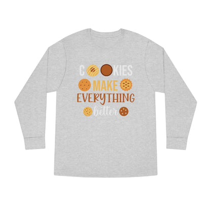 Cookies Make Everything Better Christmas Long Sleeve Tee