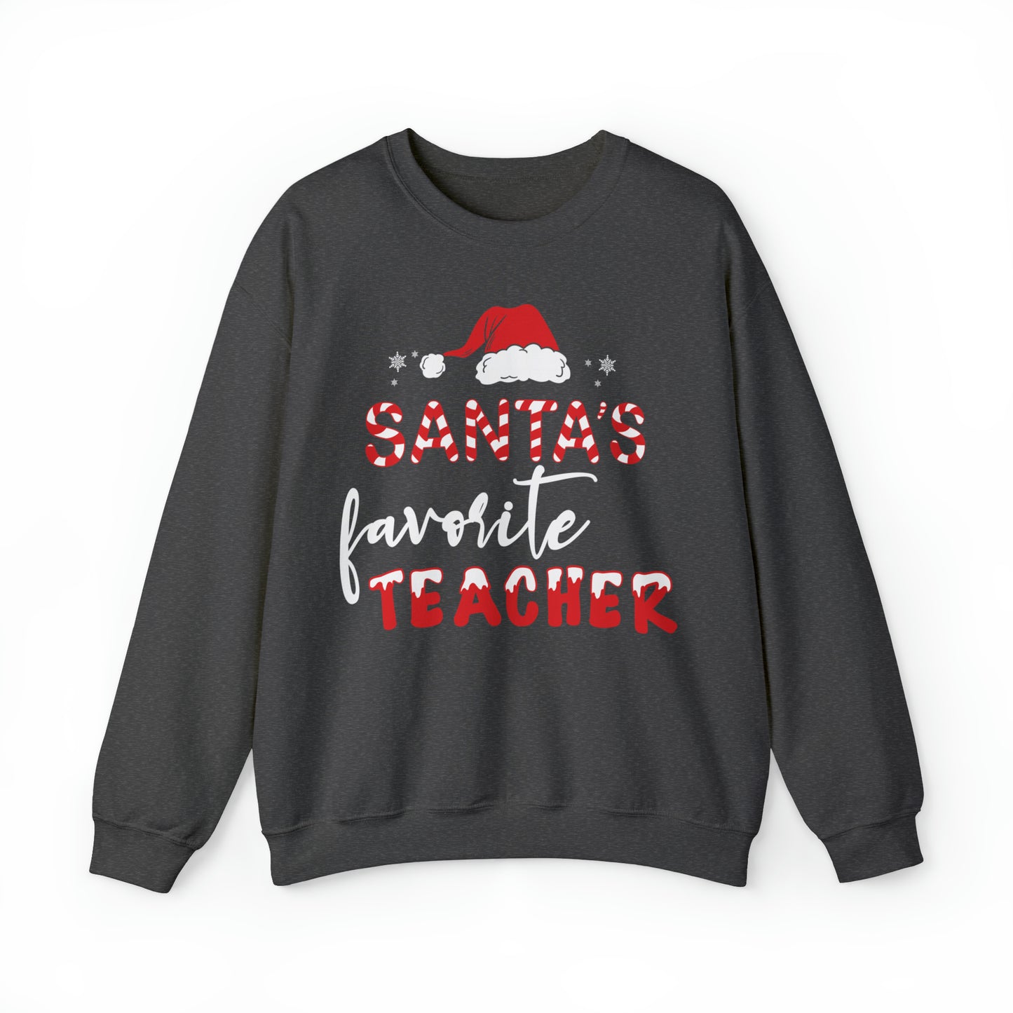 Santa's Favorite Teacher Christmas Sweatshirt