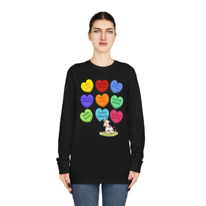 Cow Sweethearts Valentine Long Sleeve T-shirt