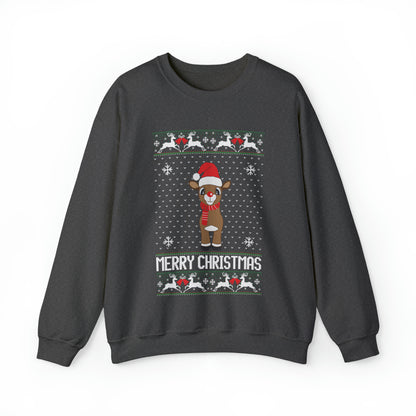 Merry Christmas Rudolph Ugly Christmas Sweater Sweatshirt