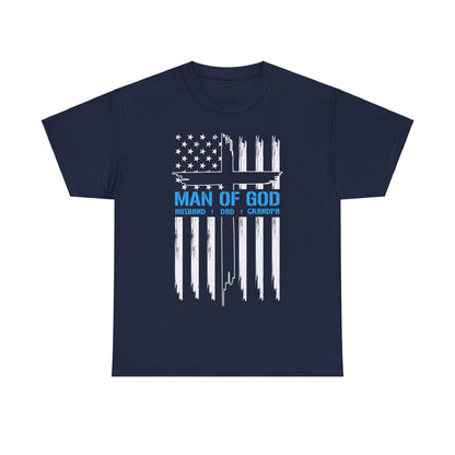 Man Of God Flag Short Sleeve Tee