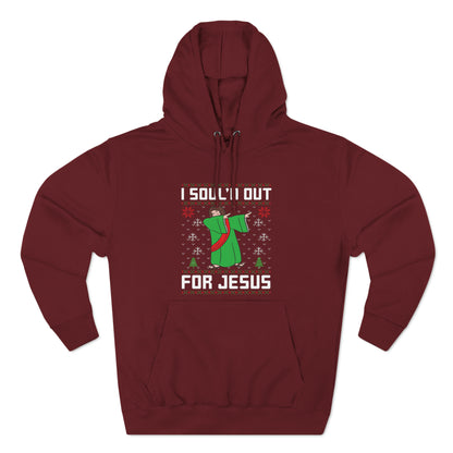 I Soul'd Out For Jesus Christmas Ugly Sweater Pullover Hoodie