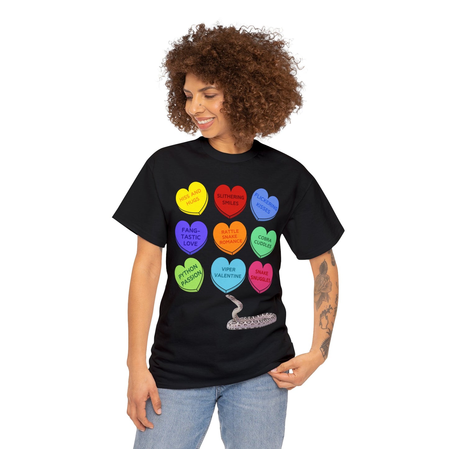 Snake Sweethearts Valentine Short Sleeve Tee