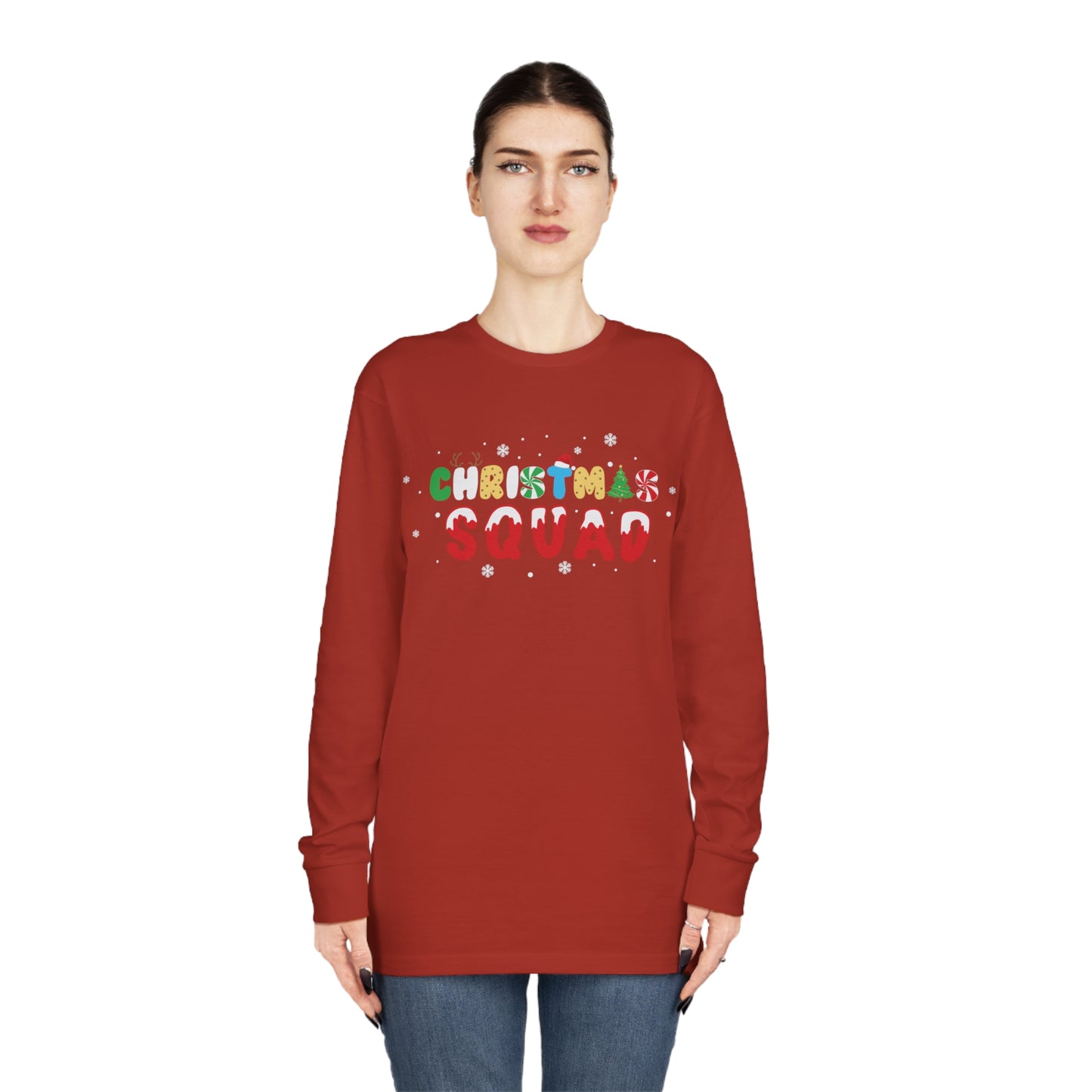 Christmas Squad Christmas Long Sleeve Tee