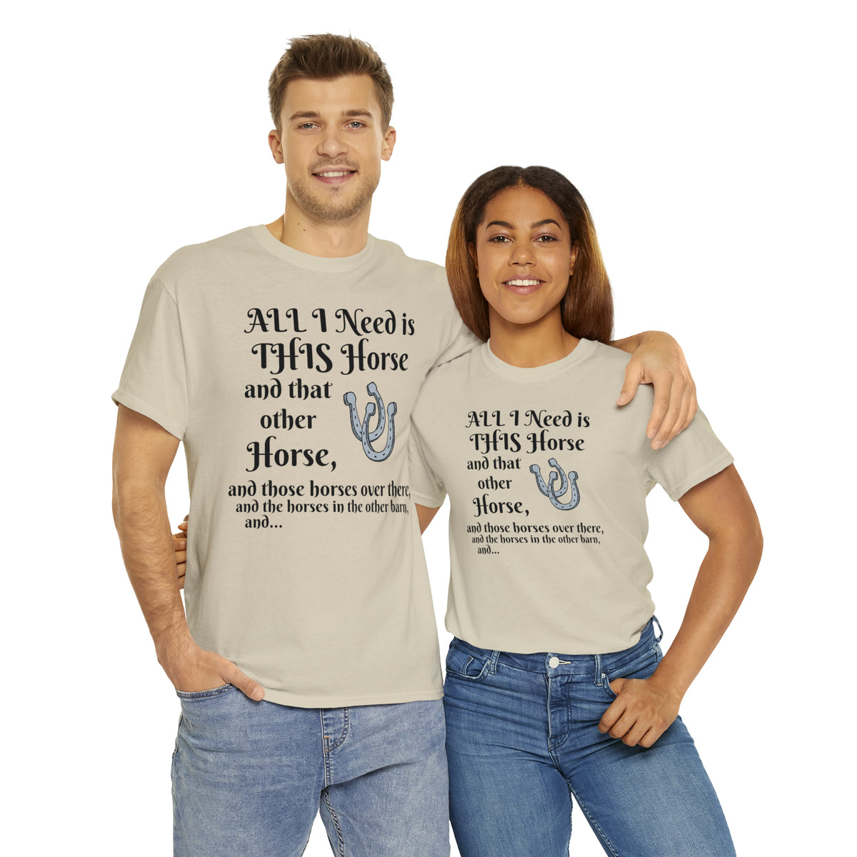 All the horses shirt Unisex Heavy Cotton Tee