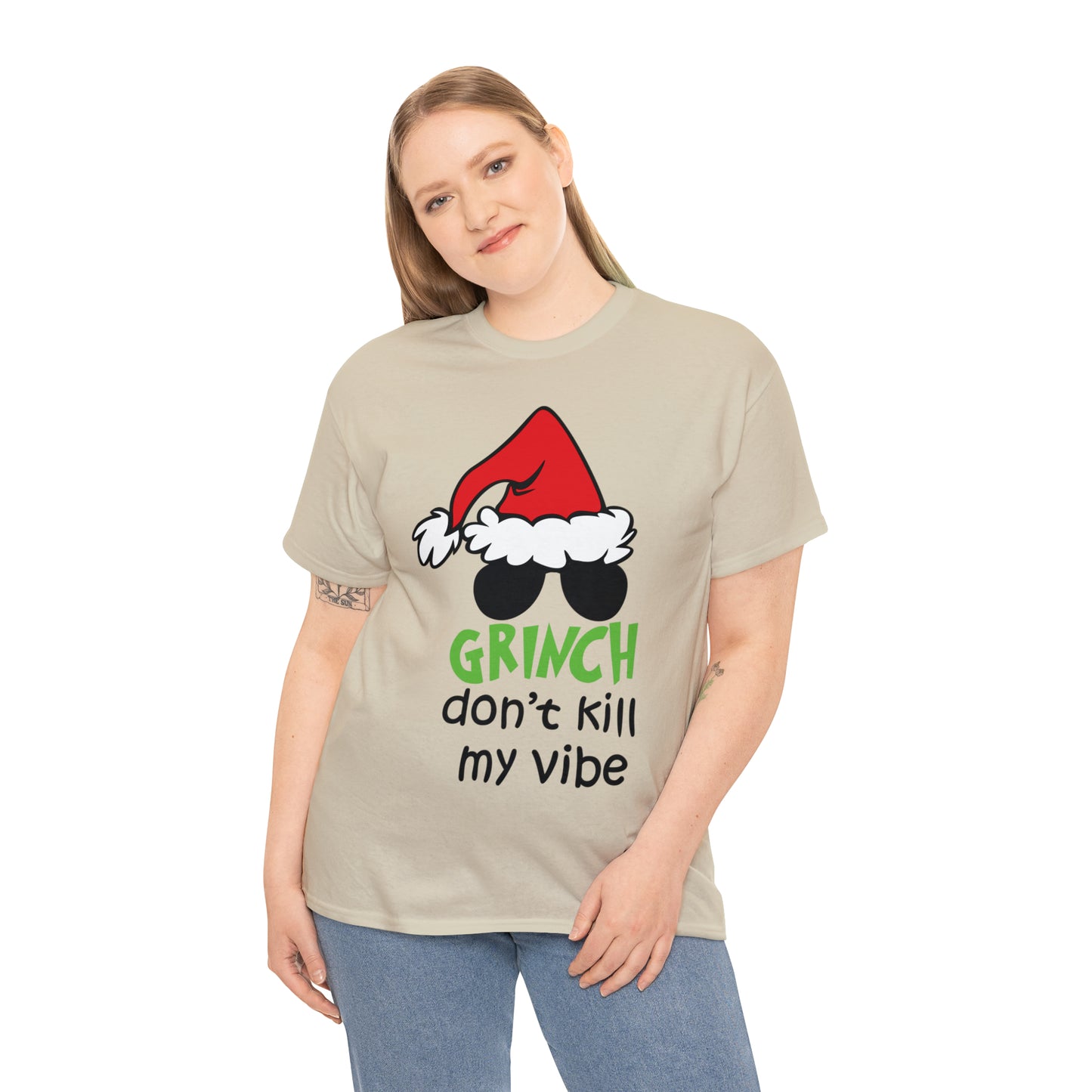 Grinch Don't Kill My Vibe Christmas Short Sleeve Tee