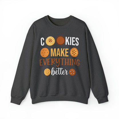 Cookies Make Everything Better Christmas Sweatshirt