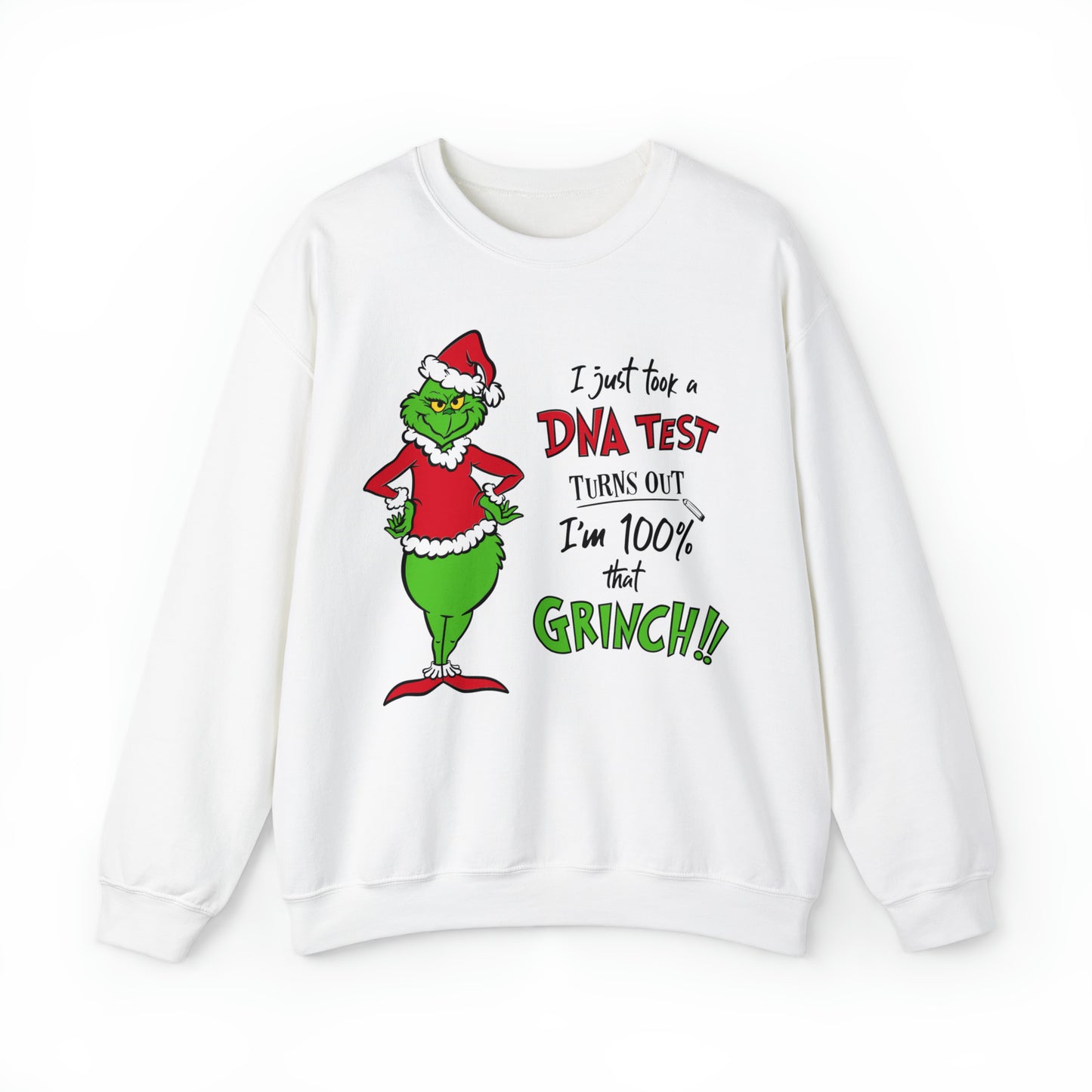 100% That Grinch Christmas Tree Christmas Sweatshirt