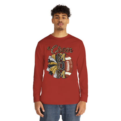 Football Cheer Mom Long Sleeve Tee