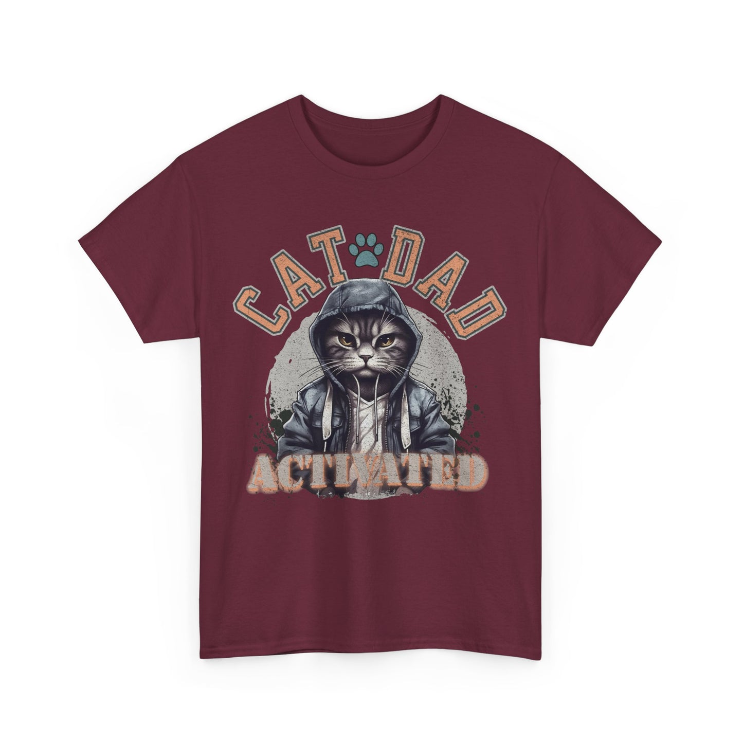 Cat Dad Activated Short Sleeve Tee