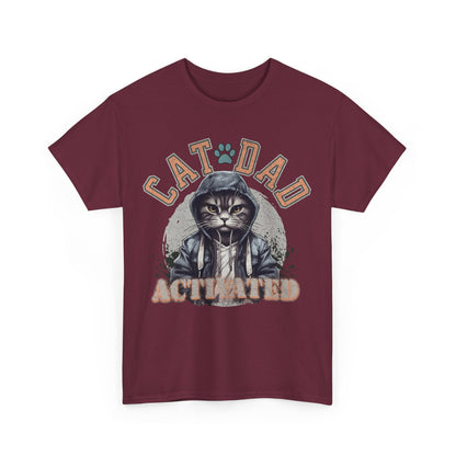 Cat Dad Activated Short Sleeve Tee