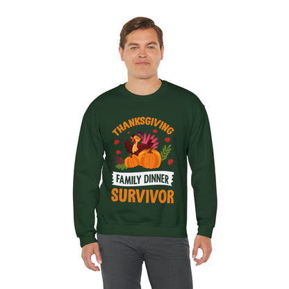 Thanksgiving Family Dinner Survivor Sweatshirt