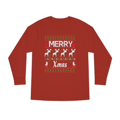 Merry Xmas Raindeers Christmas Ugly Sweater Long Sleeve T-shirt