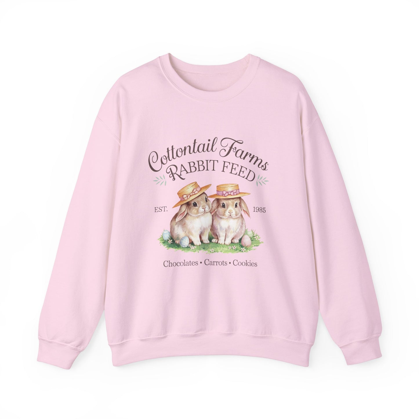 Easter Cottontail Farms Rabbit Feed Sweatshirt