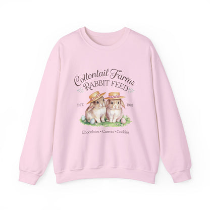 Easter Cottontail Farms Rabbit Feed Sweatshirt
