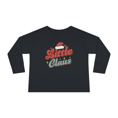 Little Brother/Sister Claus Family Christmas Toddler Long Sleeve Tee