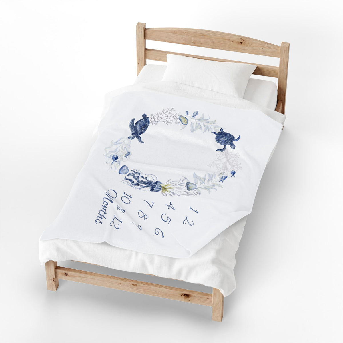 Sea Life Milestone Blanket