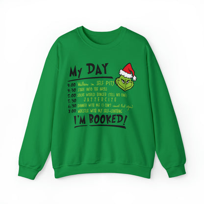 Grinch My Day Christmas Sweatshirt